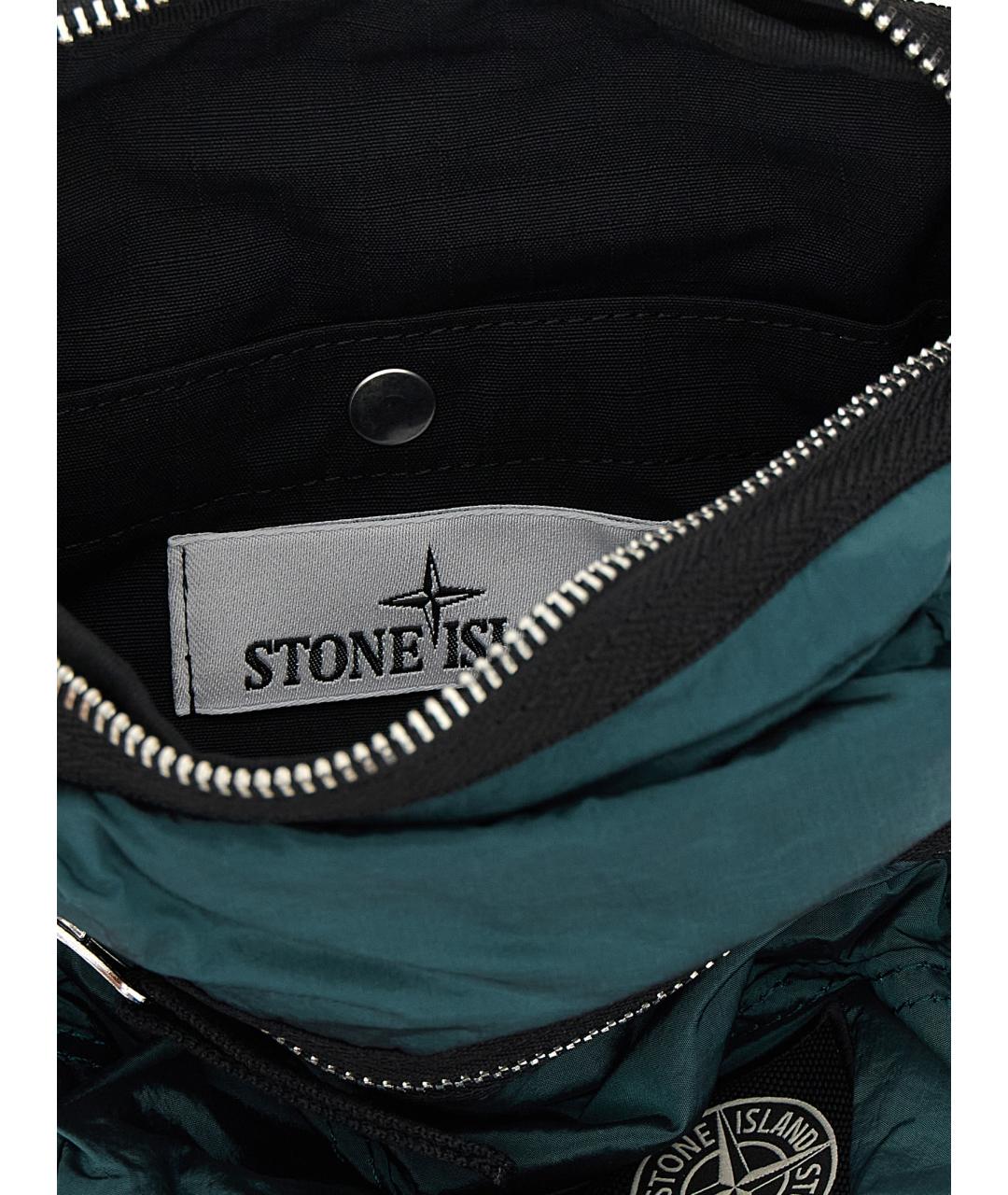 STONE ISLAND Зеленая сумка на плечо, фото 4
