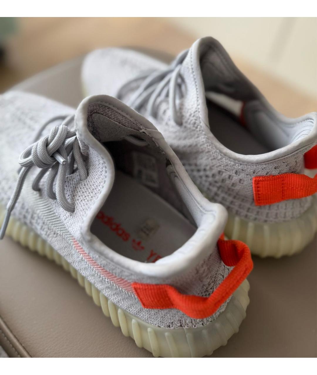 ADIDAS YEEZY Серые текстильные кроссовки, фото 7