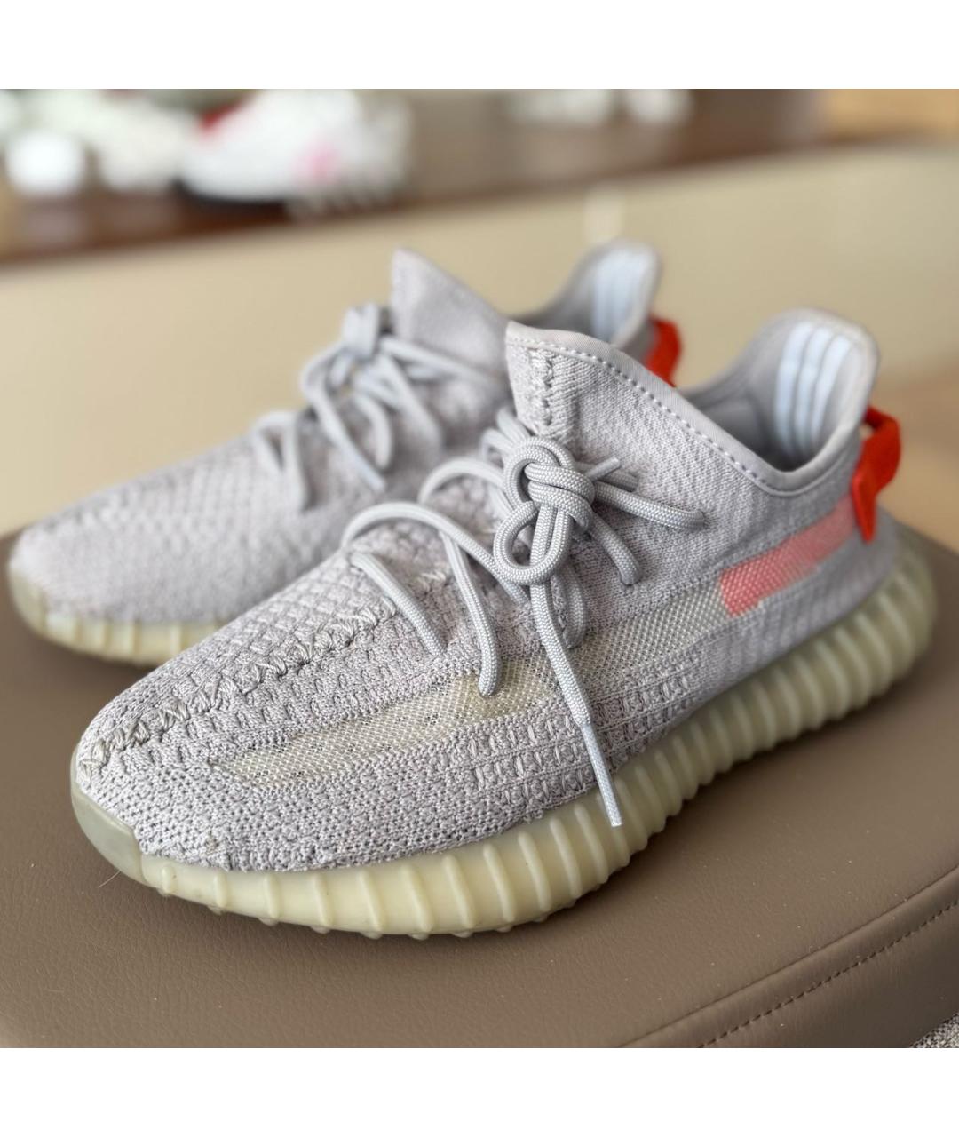 ADIDAS YEEZY Серые текстильные кроссовки, фото 5
