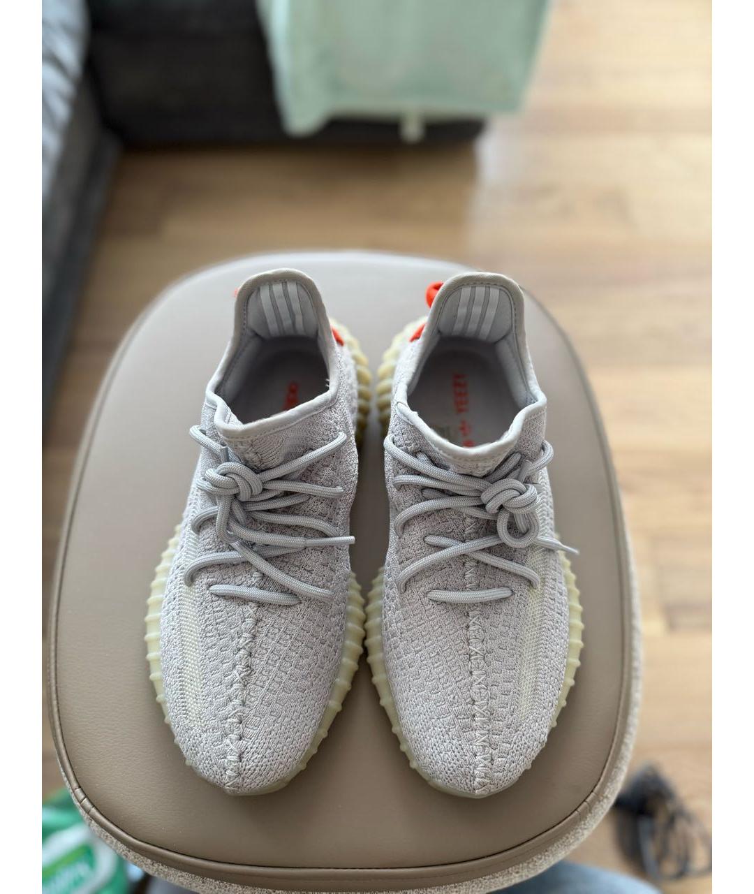 ADIDAS YEEZY Серые текстильные кроссовки, фото 3