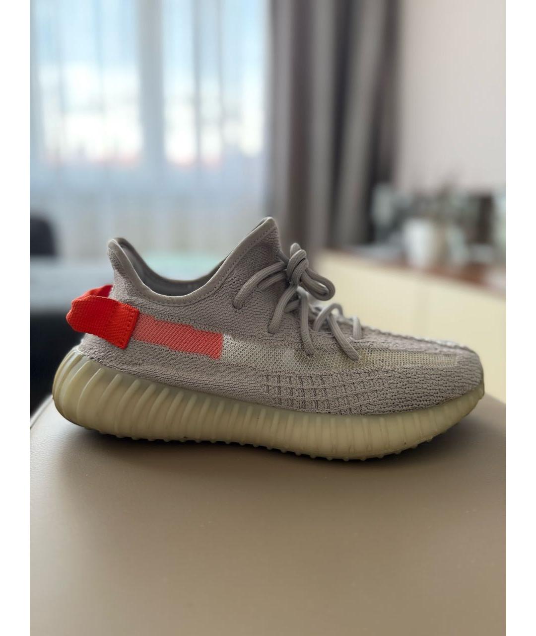 ADIDAS YEEZY Серые текстильные кроссовки, фото 8