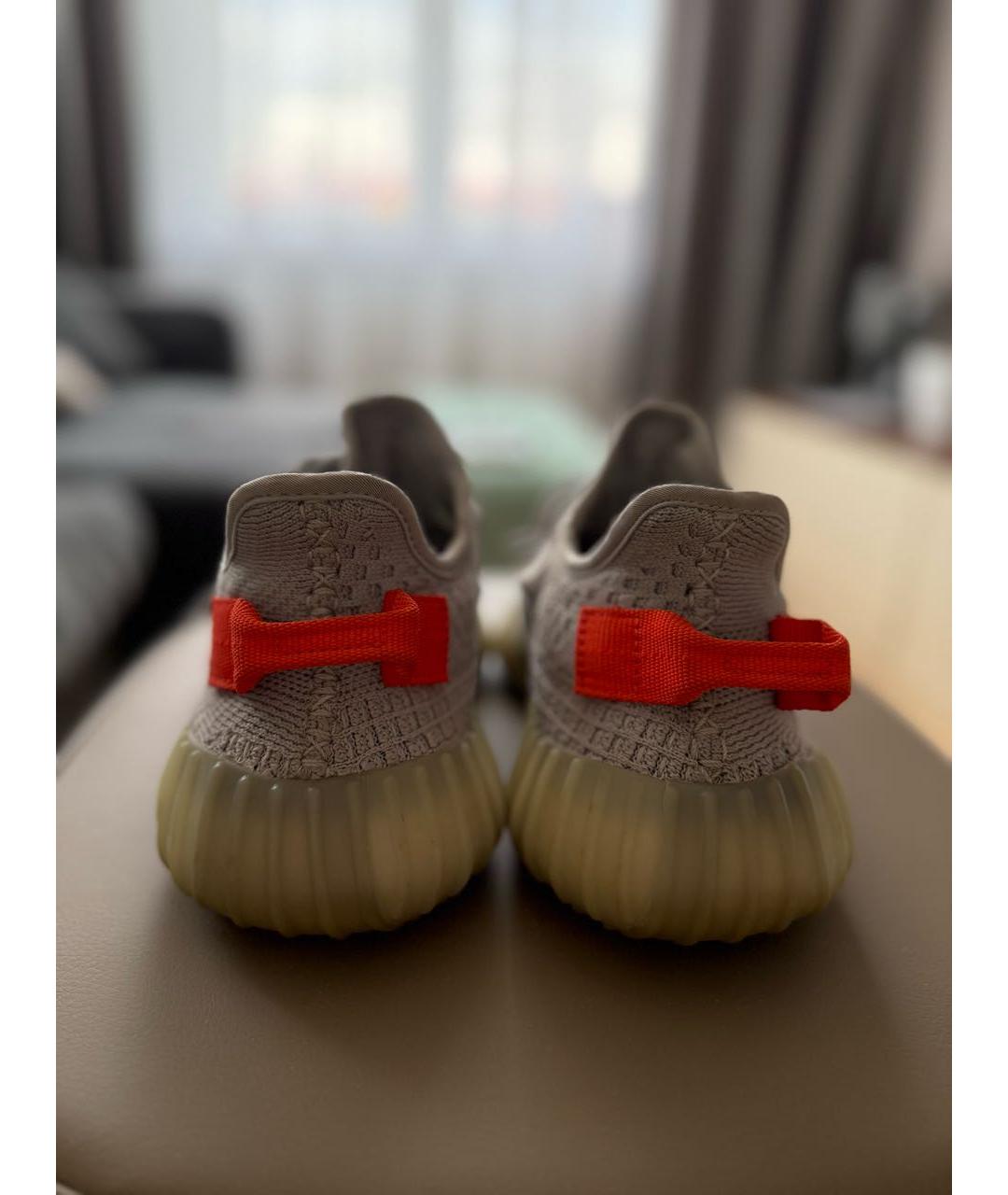 ADIDAS YEEZY Серые текстильные кроссовки, фото 4