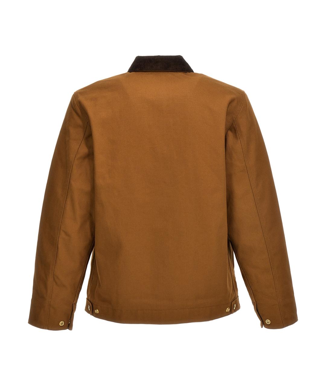 CARHARTT WIP Коричневая хлопковая куртка, фото 2