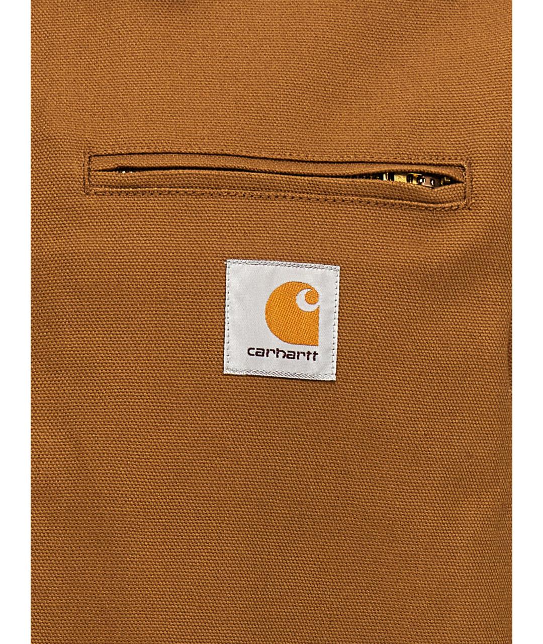 CARHARTT WIP Коричневая хлопковая куртка, фото 5