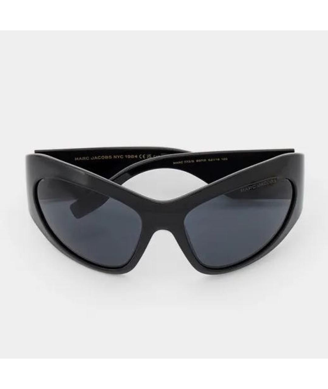 MARC JACOBS Черные пластиковые солнцезащитные очки, фото 8