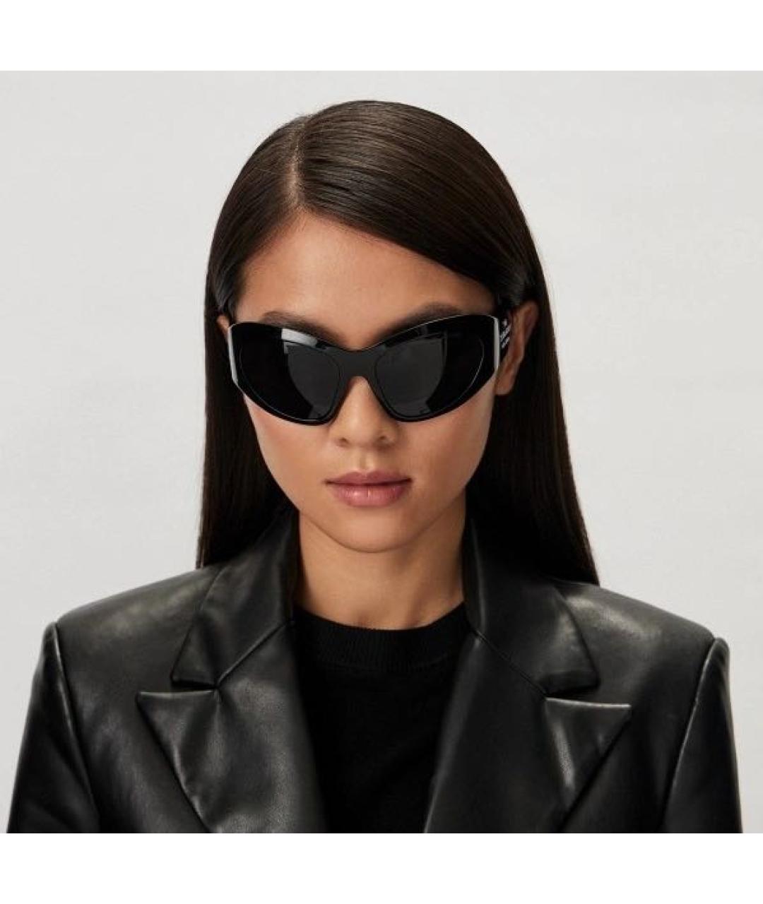 MARC JACOBS Черные пластиковые солнцезащитные очки, фото 6