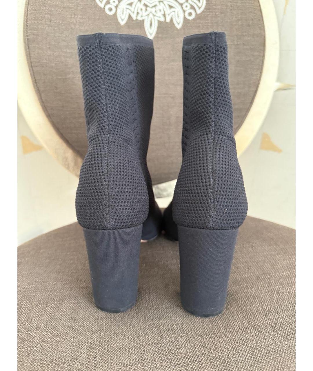 GIANVITO ROSSI Черные текстильные ботильоны, фото 2