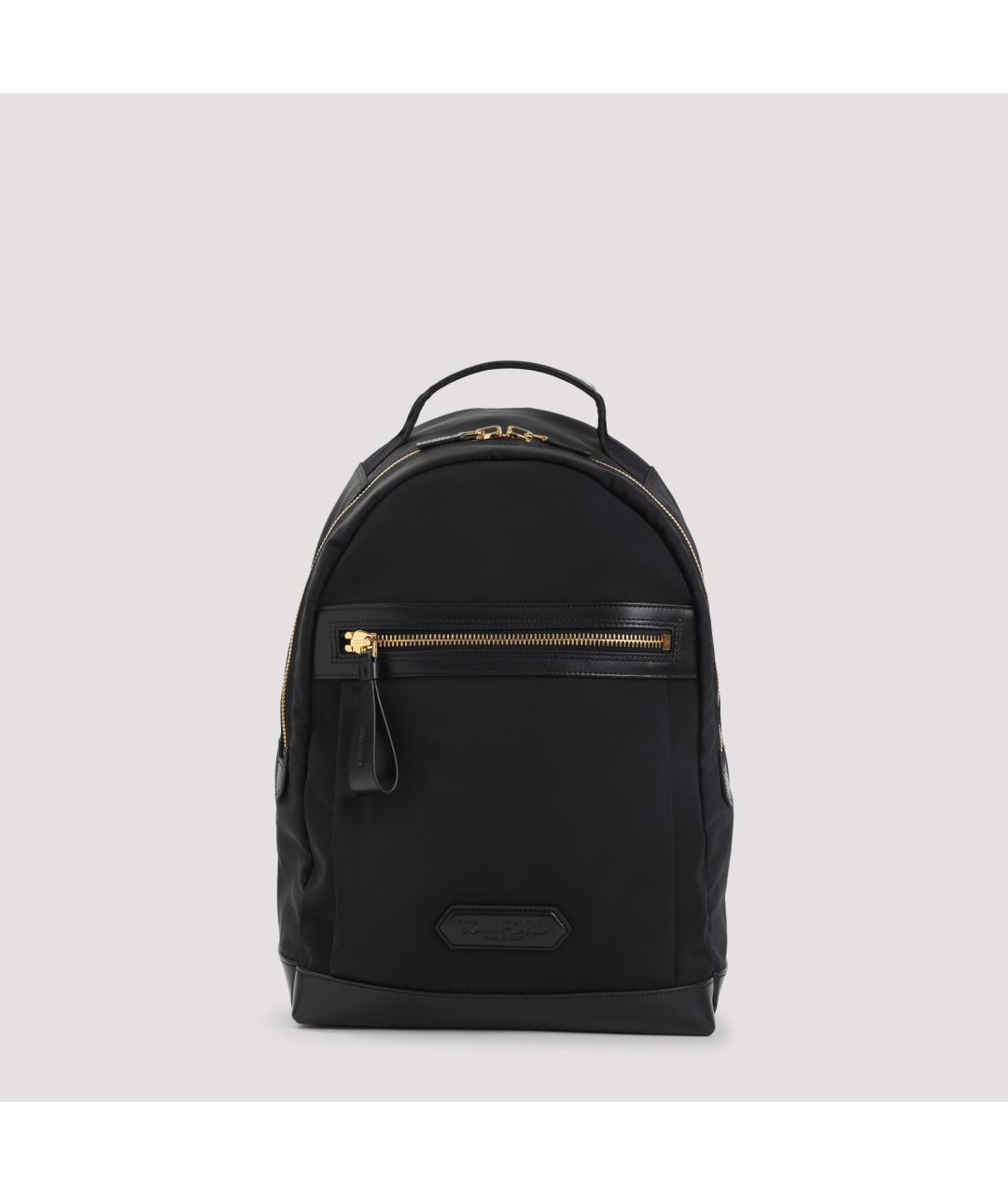 TOM FORD Черный синтетический рюкзак, фото 2