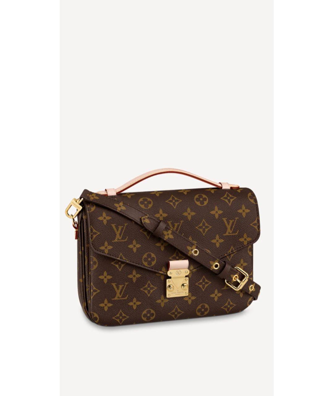 LOUIS VUITTON Коричневая сумка через плечо, фото 9