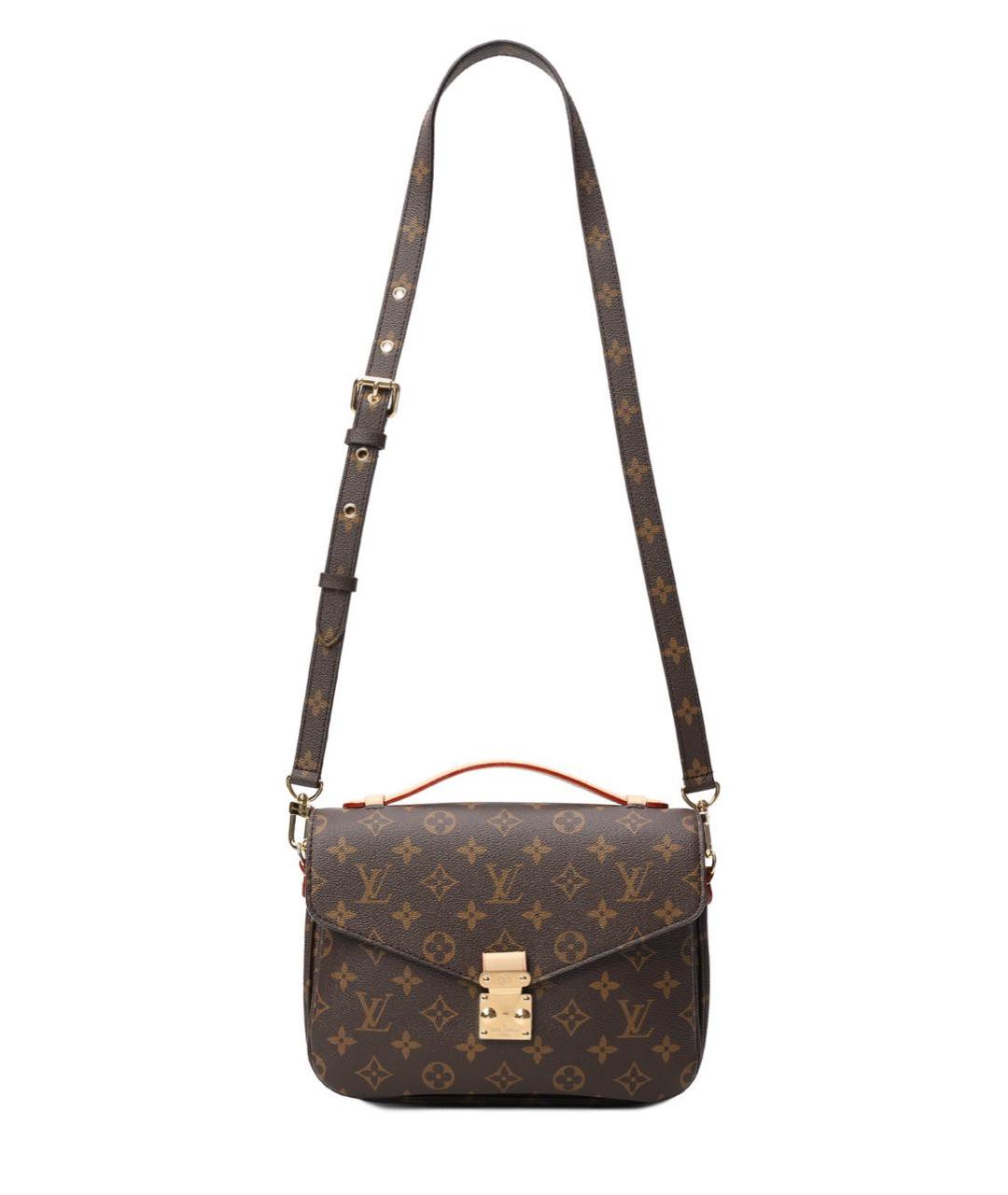 LOUIS VUITTON Коричневая сумка через плечо, фото 3