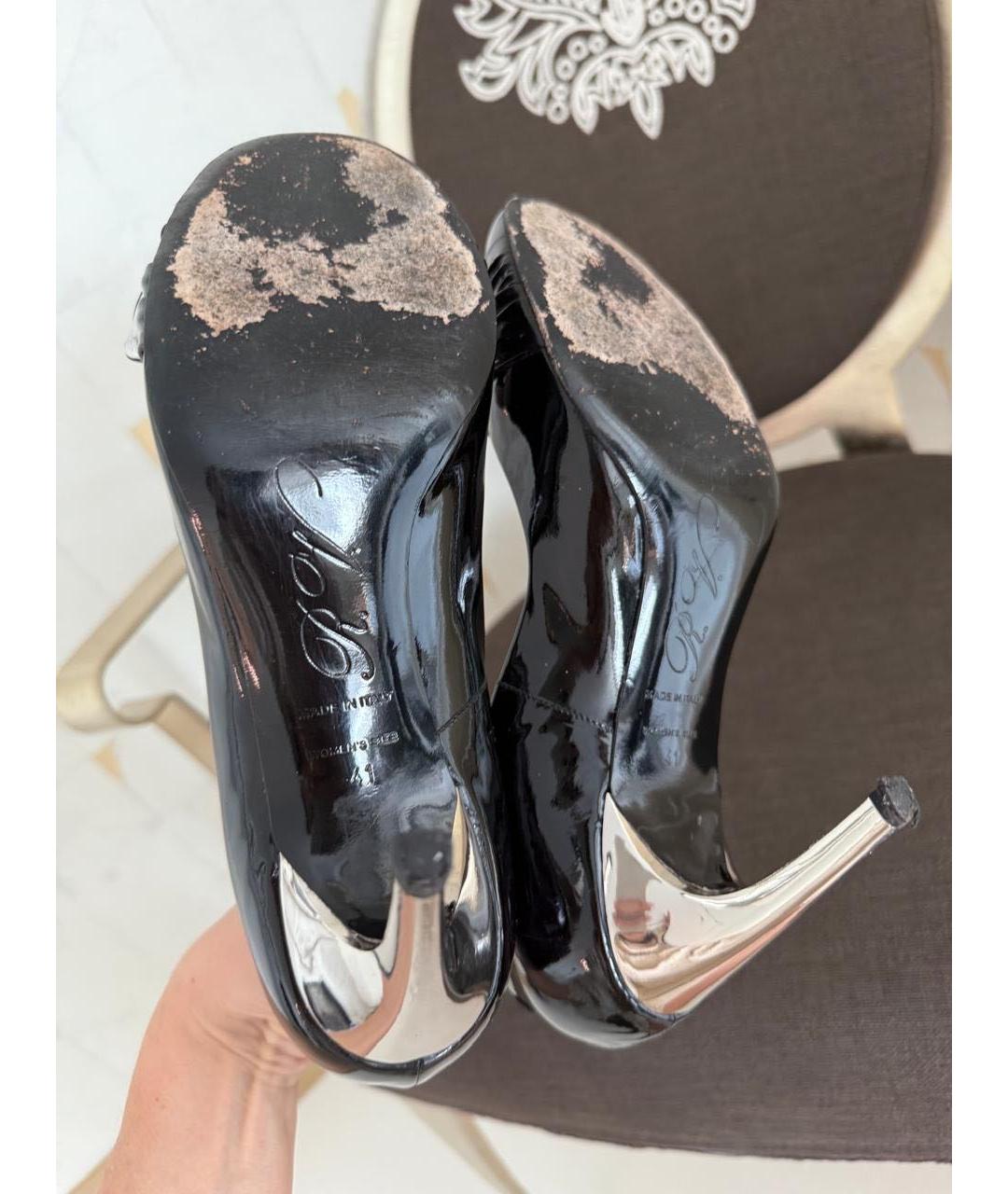 ROGER VIVIER Черные туфли из лакированной кожи, фото 4