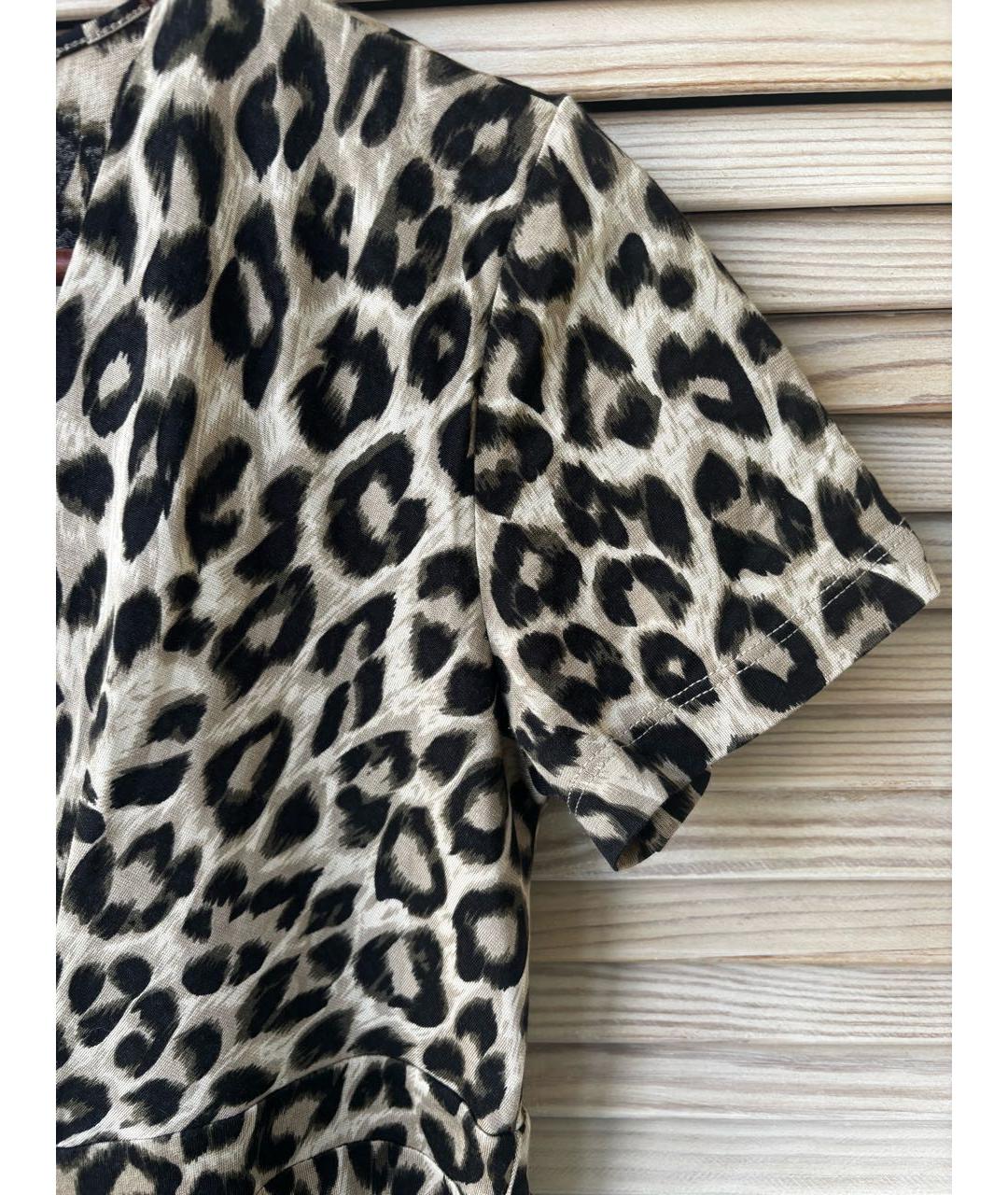 WEEKEND MAX MARA Мульти хлопковое повседневное платье, фото 7