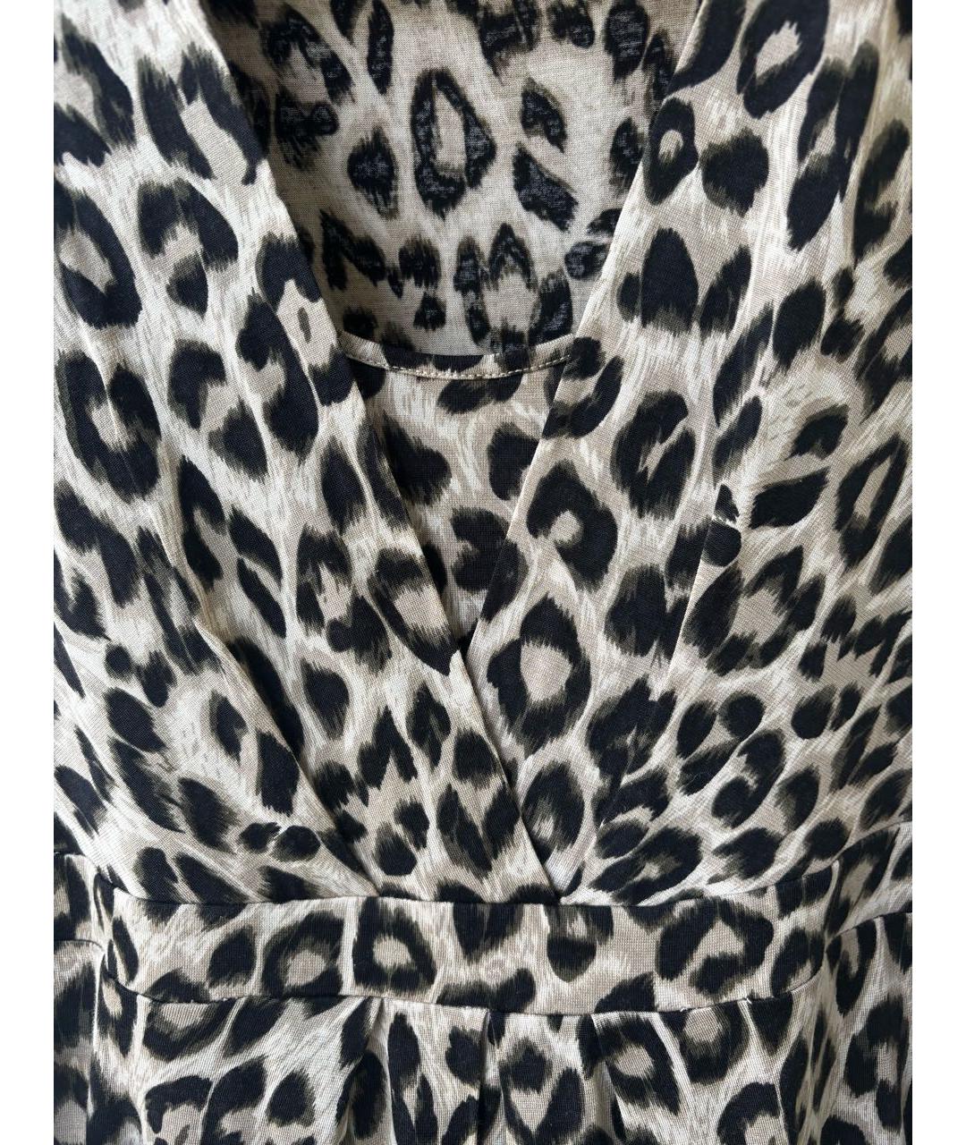 WEEKEND MAX MARA Мульти хлопковое повседневное платье, фото 4