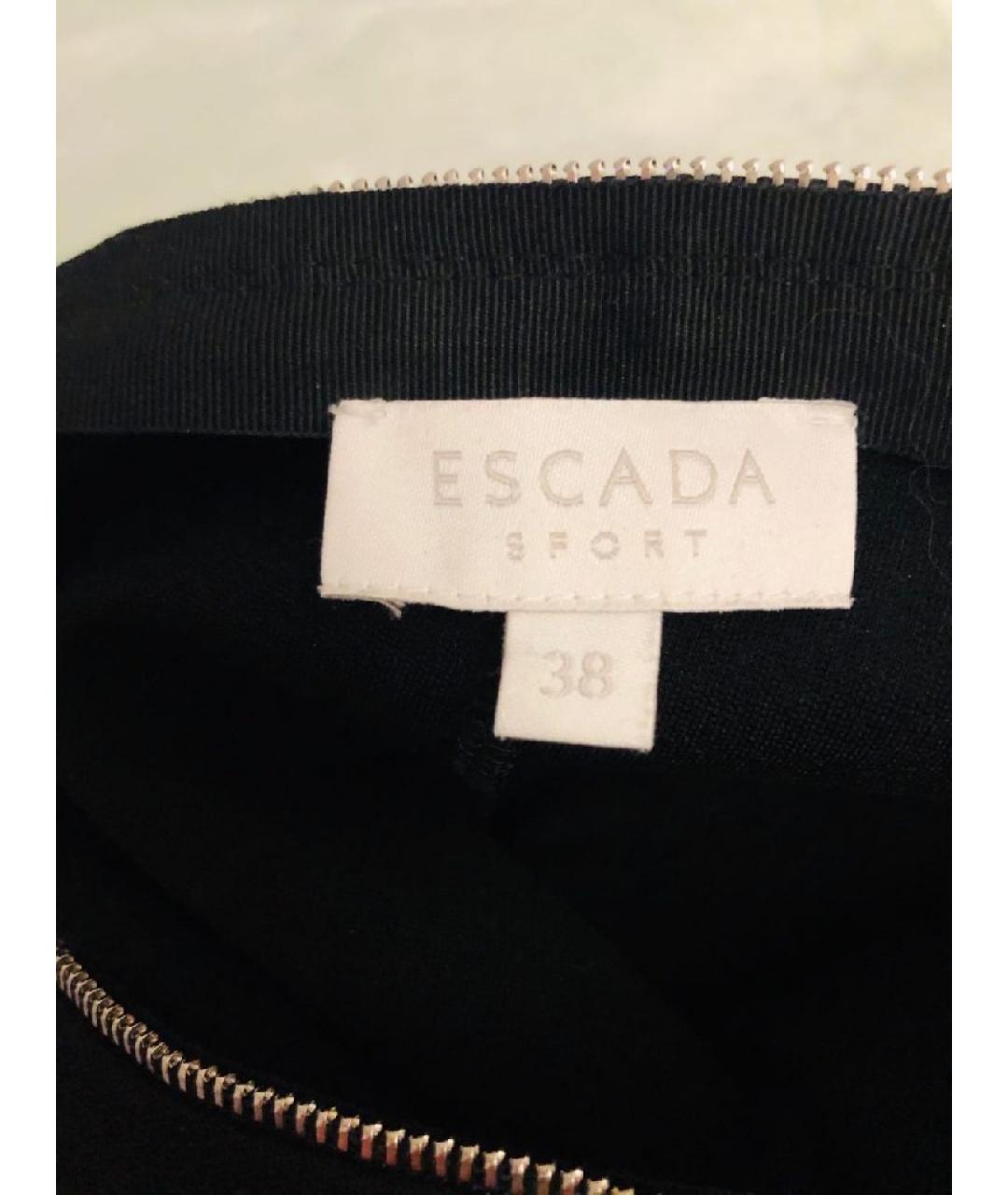 ESCADA Черное повседневное платье, фото 5