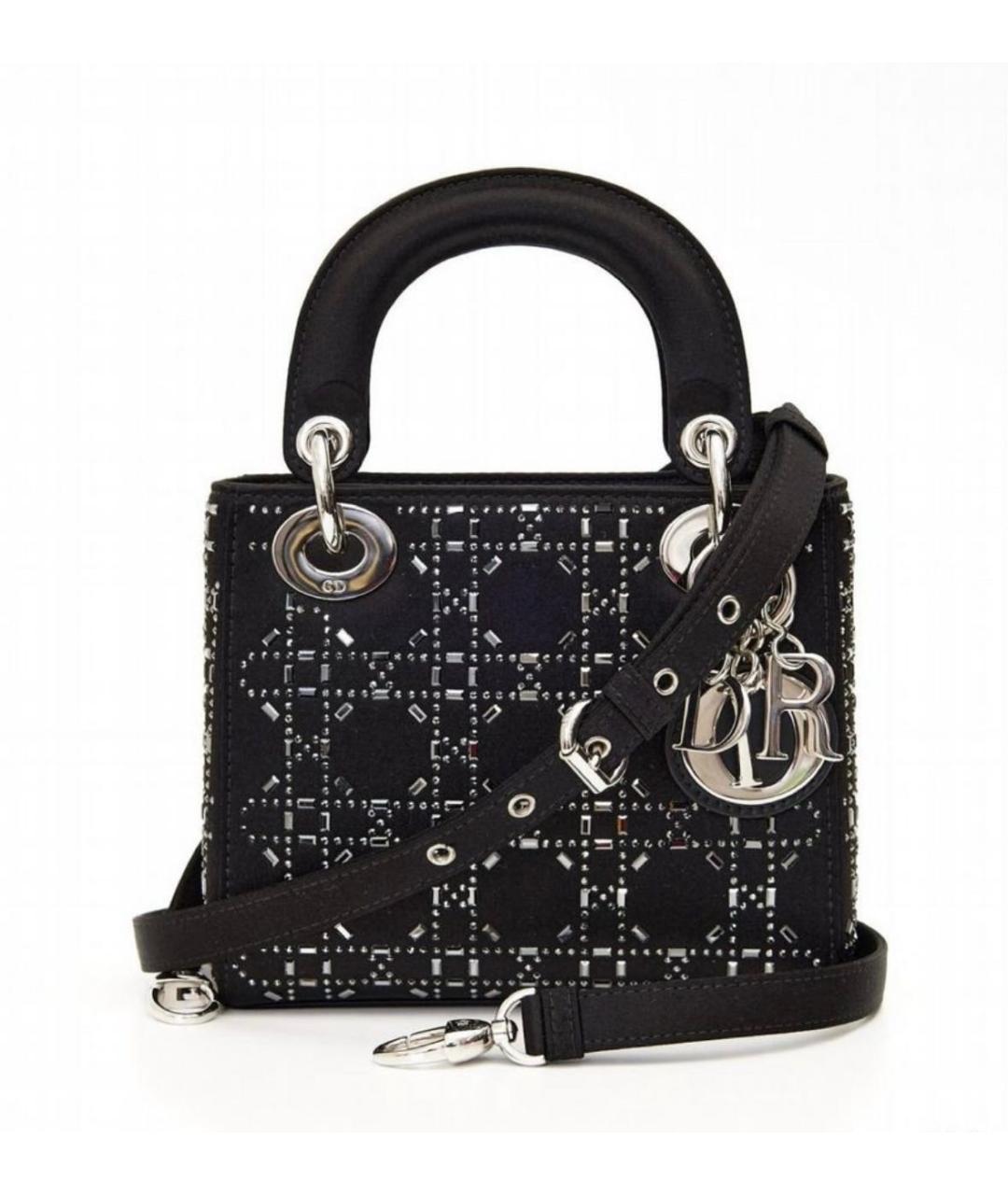 CHRISTIAN DIOR Черная сумка с короткими ручками, фото 4