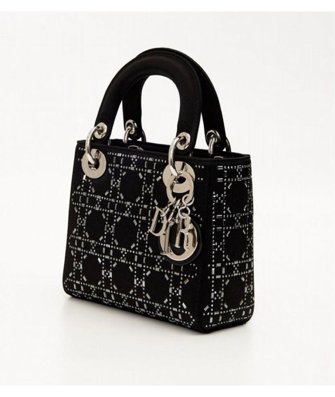 CHRISTIAN DIOR Черная сумка с короткими ручками, фото 3