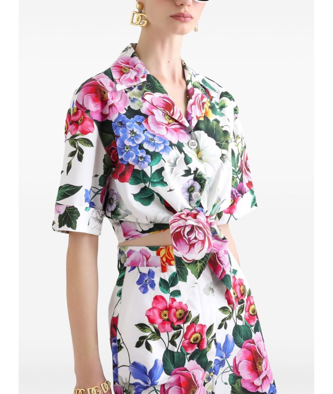 DOLCE&GABBANA Мульти хлопковая рубашка, фото 2