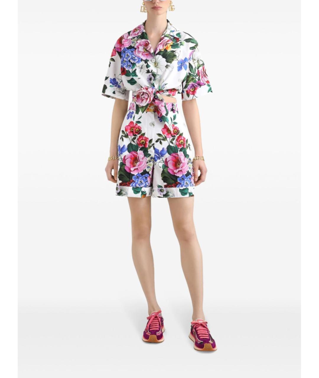DOLCE&GABBANA Мульти хлопковая рубашка, фото 5