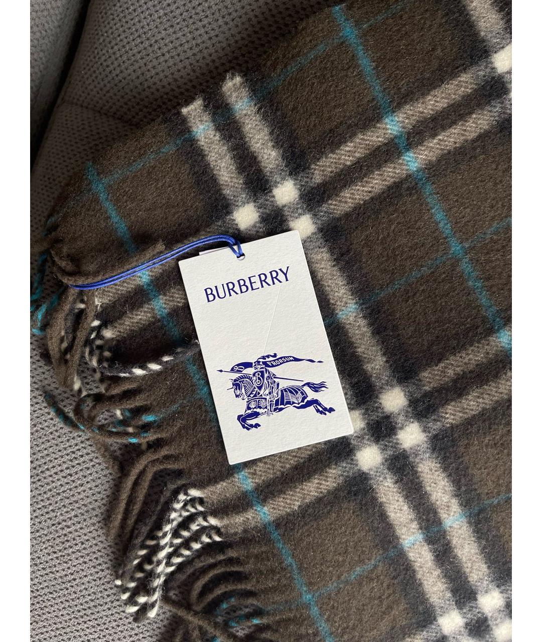 BURBERRY Кашемировый шарф, фото 7