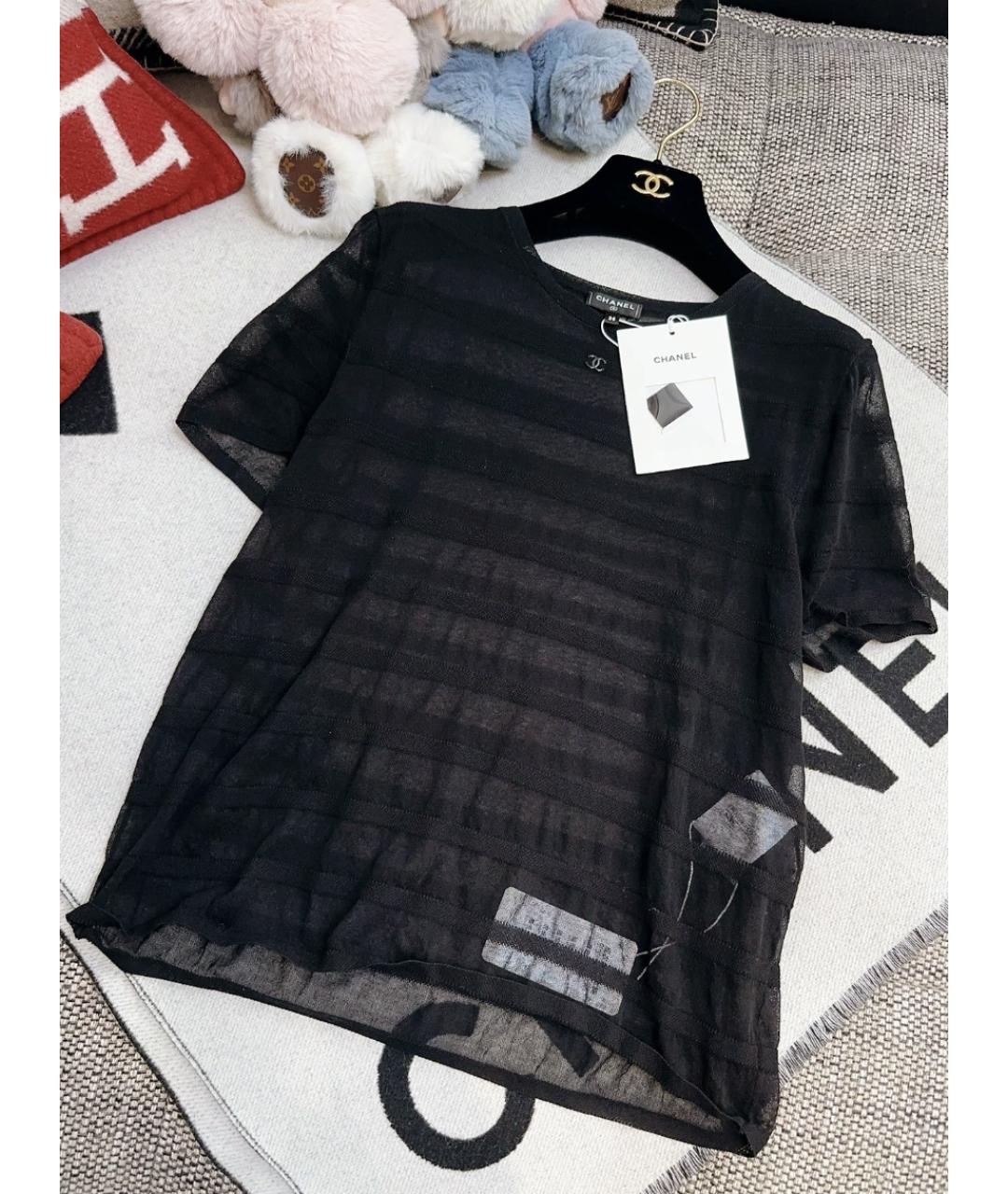 CHANEL Черная майка, фото 7
