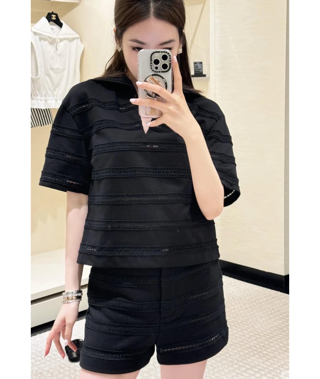 CHANEL Черная майка, фото 7