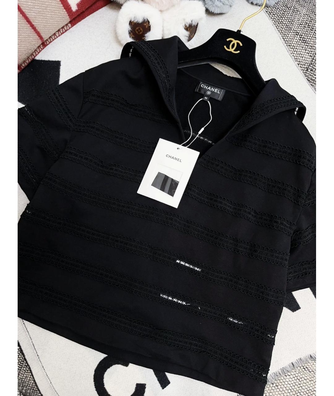 CHANEL Черная майка, фото 3