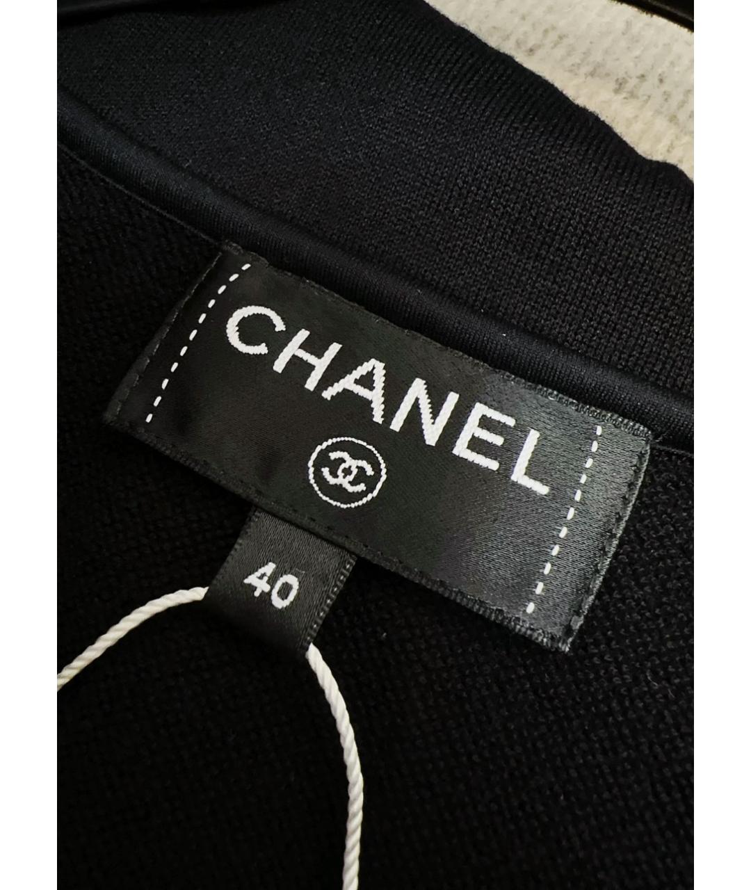 CHANEL Черная майка, фото 4