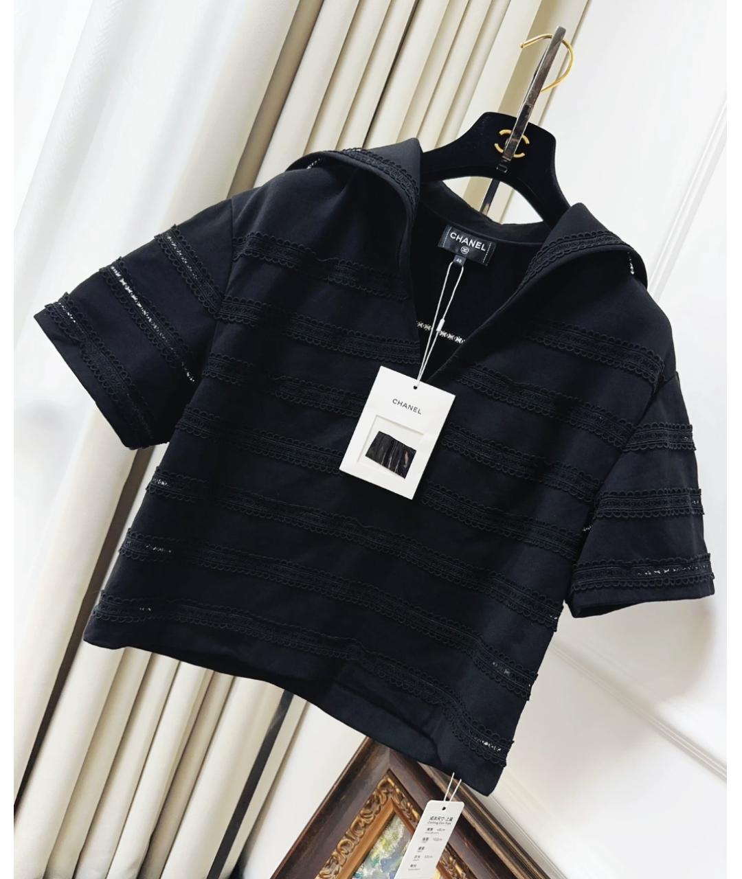 CHANEL Черная майка, фото 9