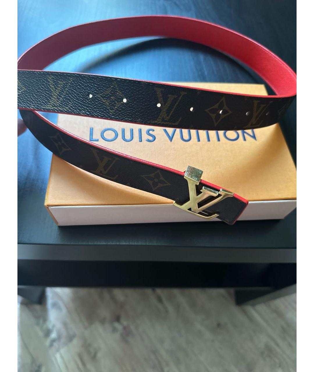LOUIS VUITTON Коричневый ремень, фото 2