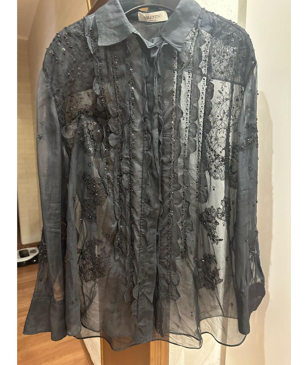 VALENTINO Черная блузы, фото 5
