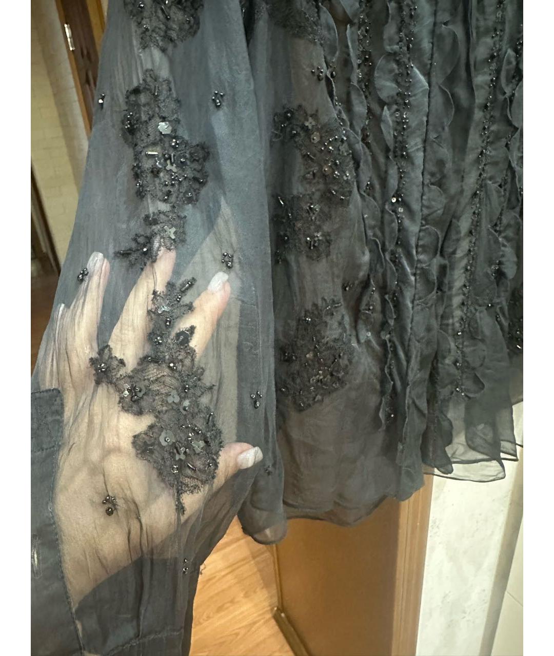 VALENTINO Черная блузы, фото 4