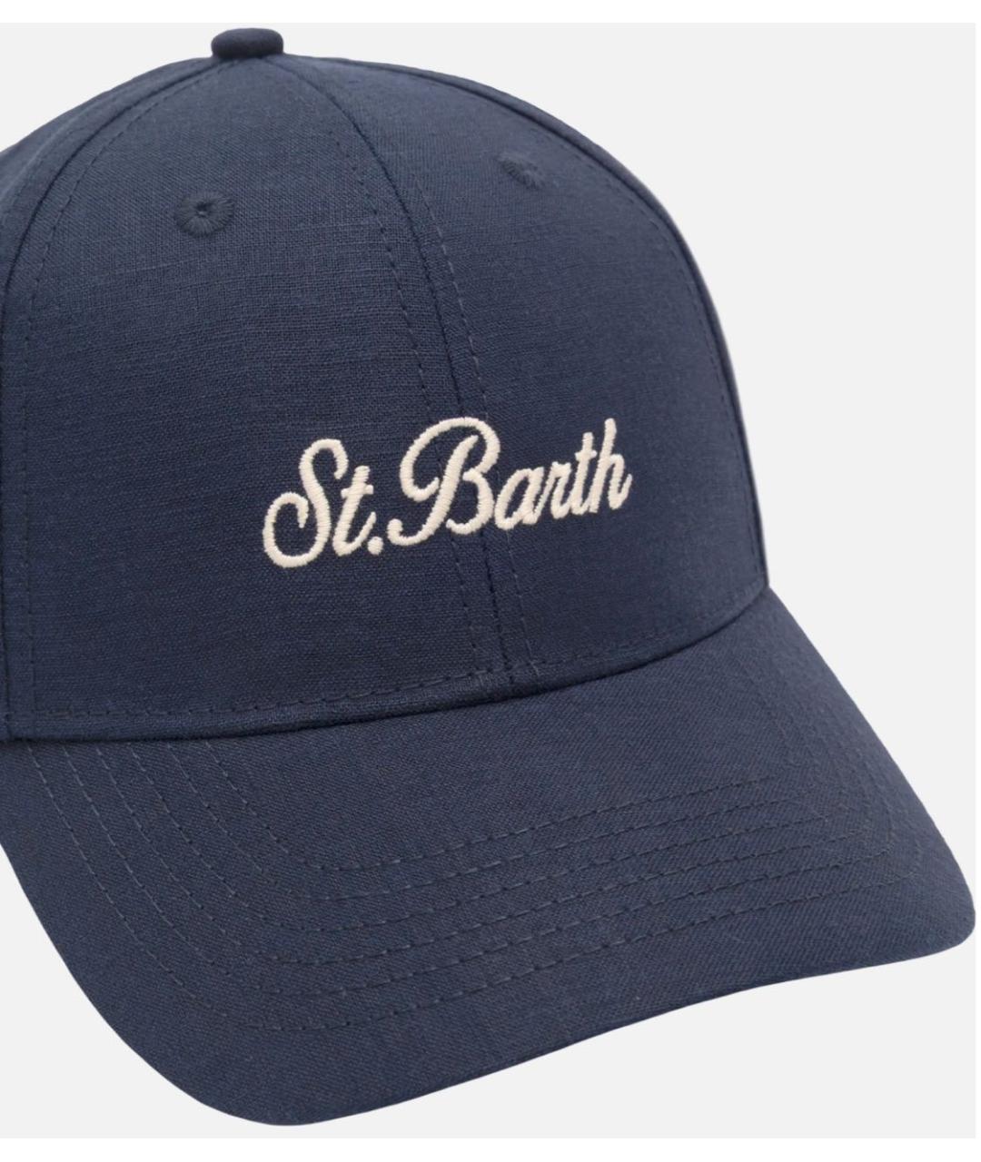 MC2 SAINT BARTH Темно-синяя хлопковая кепка/бейсболка, фото 2
