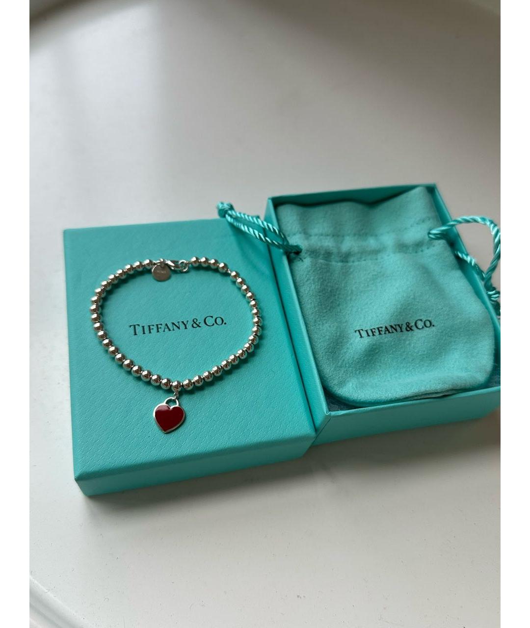 TIFFANY&CO Серебрянный серебряный браслет, фото 2