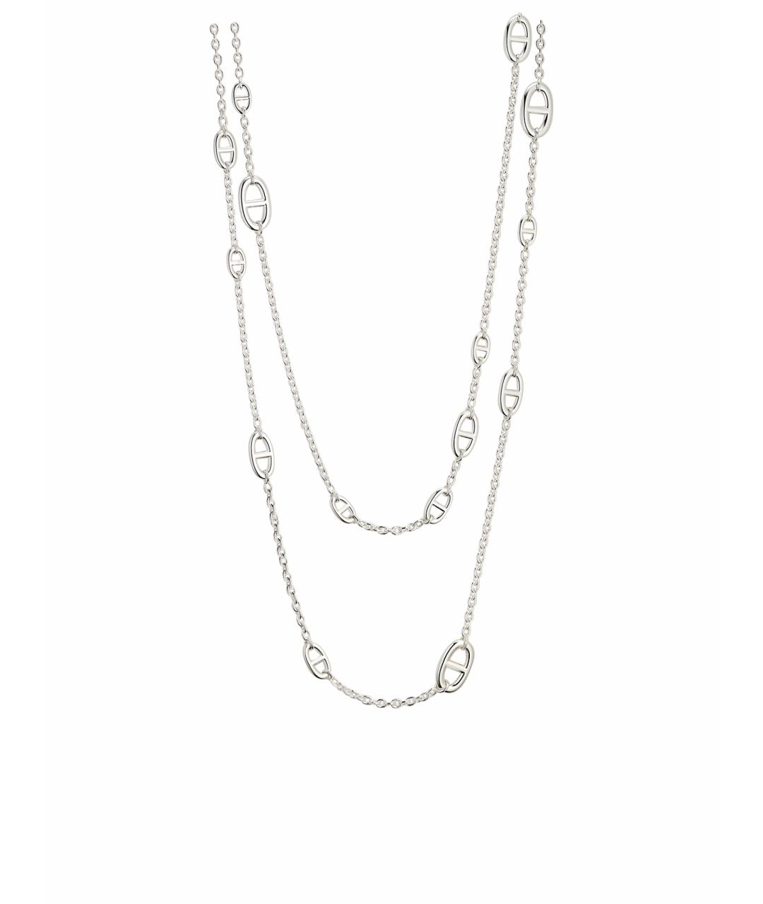 HERMES Серебряное серебряное колье, фото 1