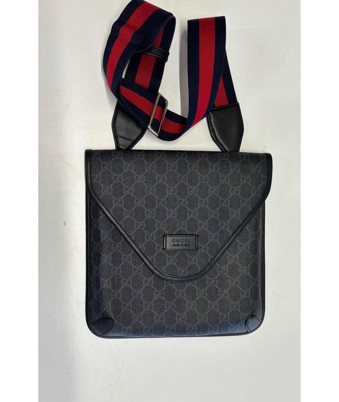 GUCCI Антрацитовая сумка на плечо, фото 2