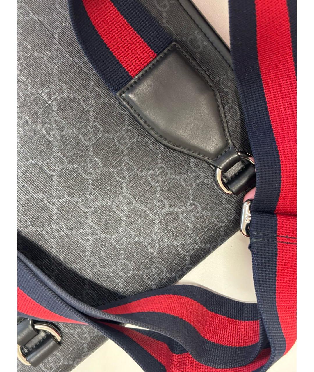 GUCCI Антрацитовая сумка на плечо, фото 8