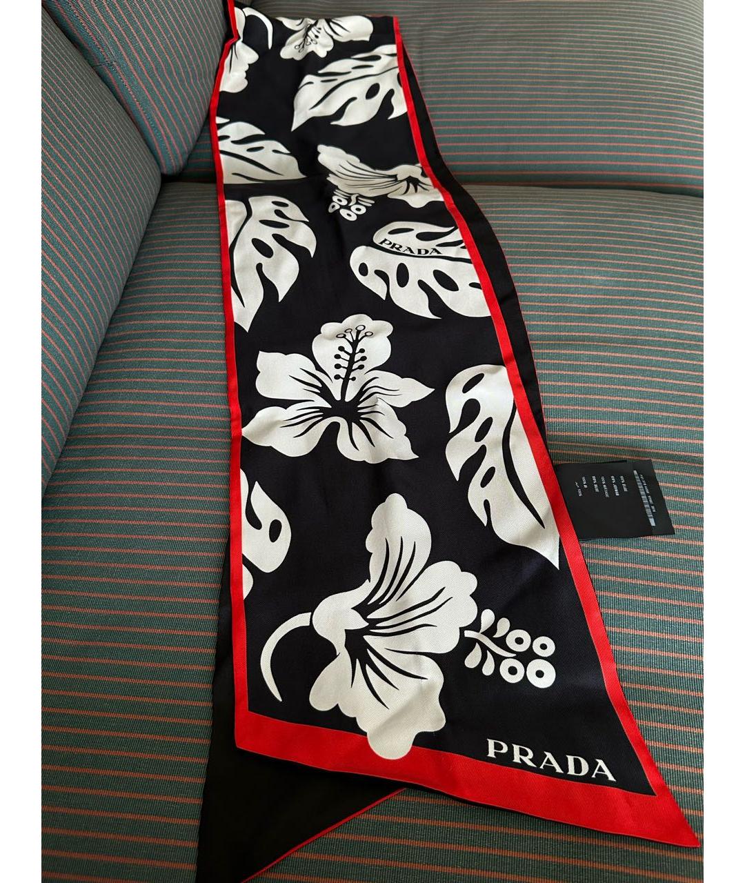 PRADA Мульти шелковый платок, фото 2