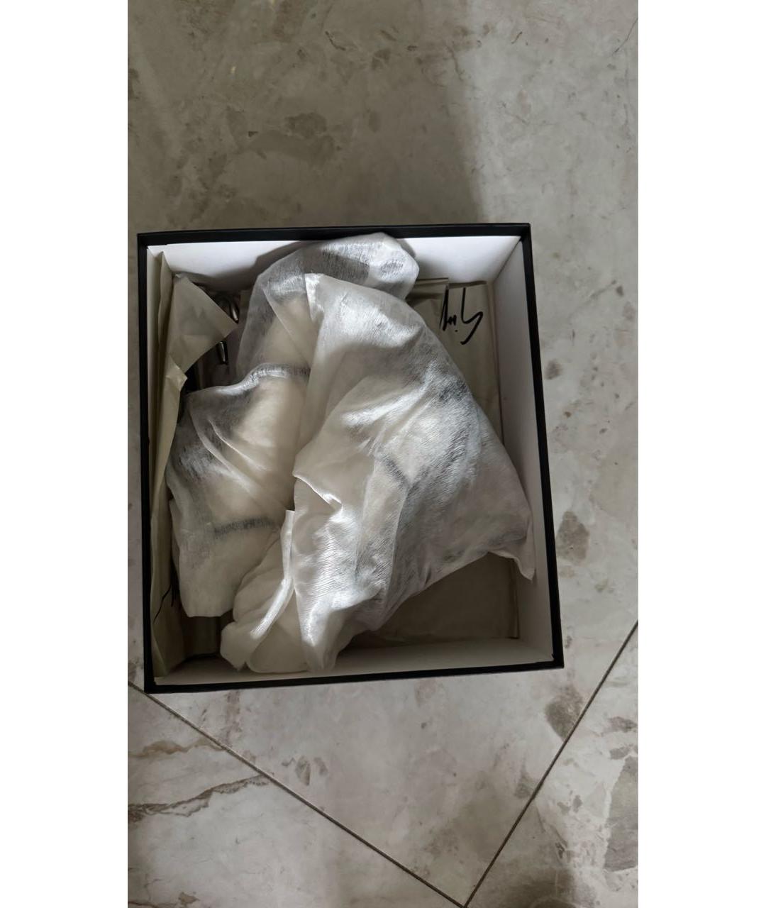 GIUSEPPE ZANOTTI DESIGN Черные кожаные босоножки, фото 5