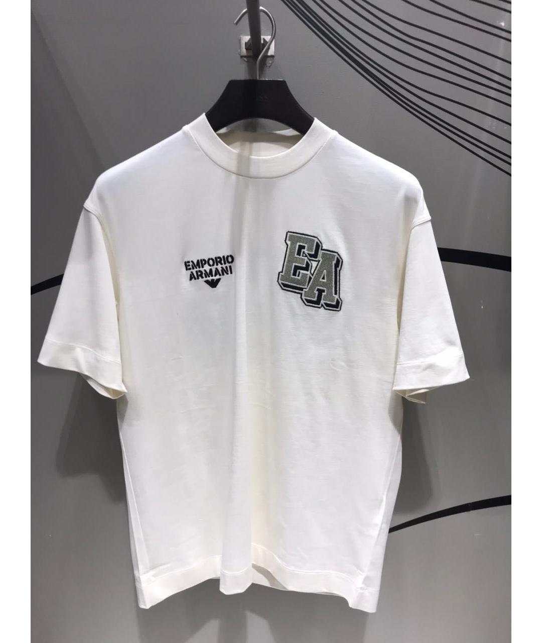 EMPORIO ARMANI Белая футболка, фото 3