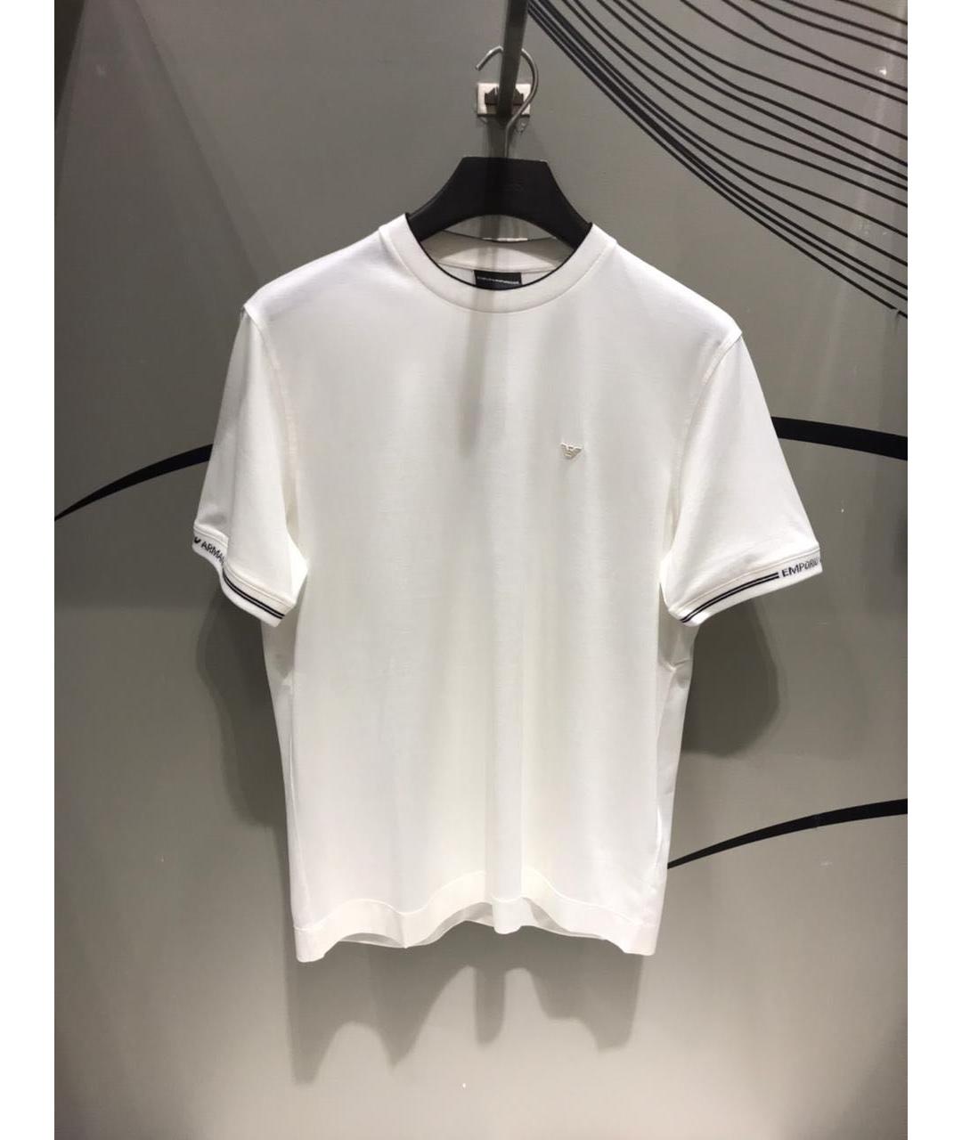 EMPORIO ARMANI Белая футболка, фото 3