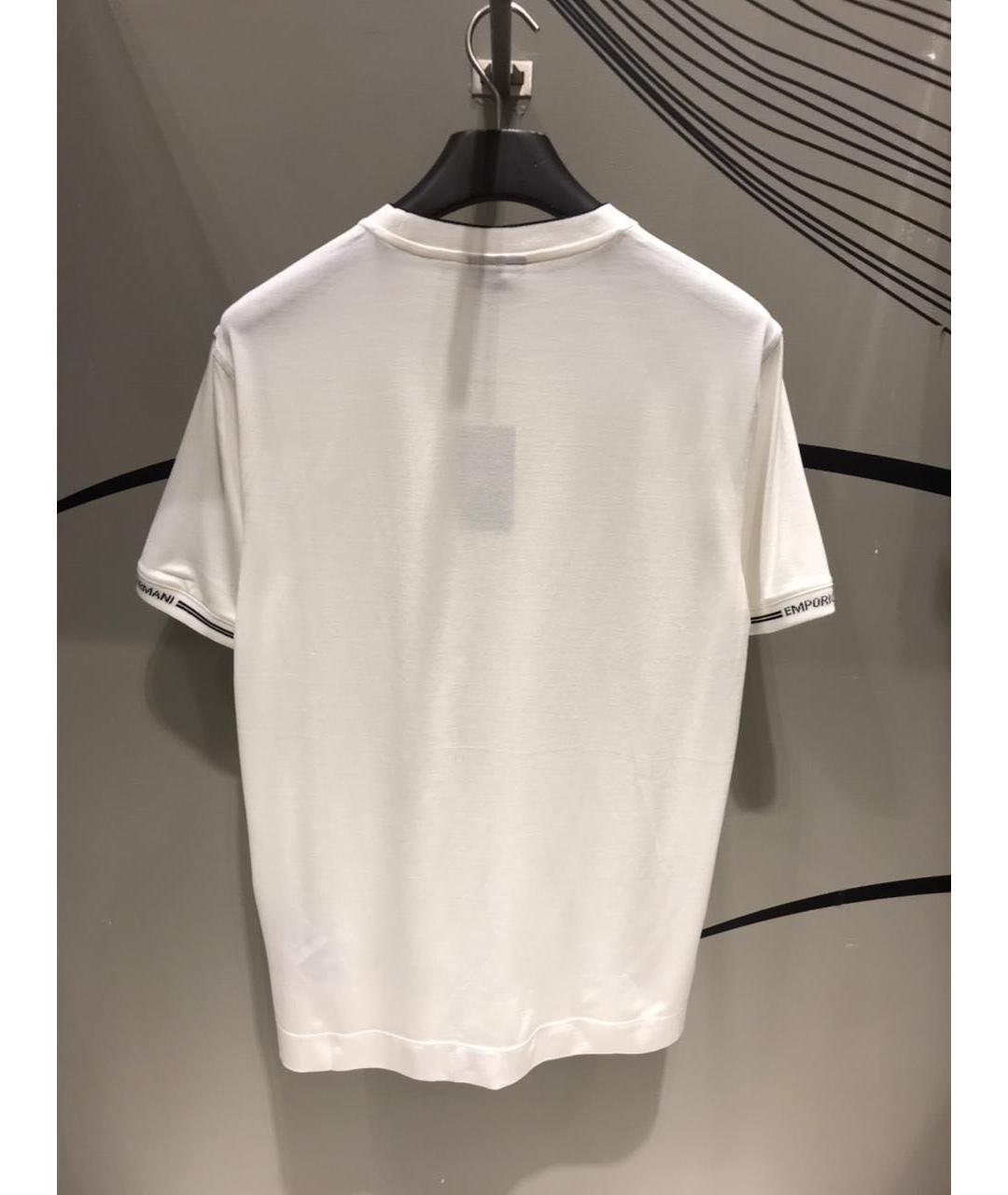 EMPORIO ARMANI Белая футболка, фото 2