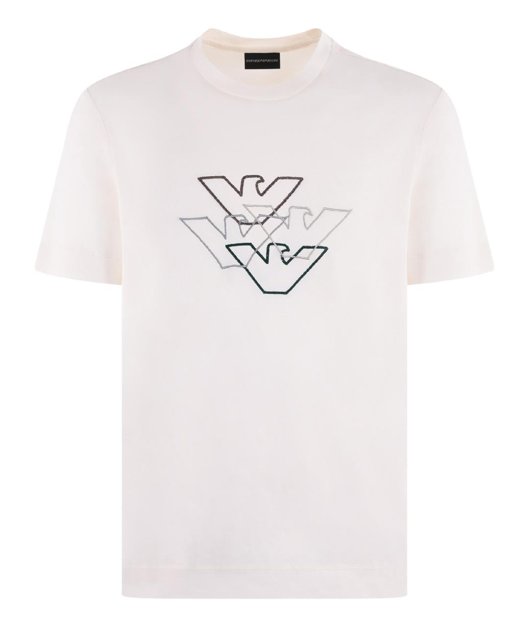 EMPORIO ARMANI Белая футболка, фото 1