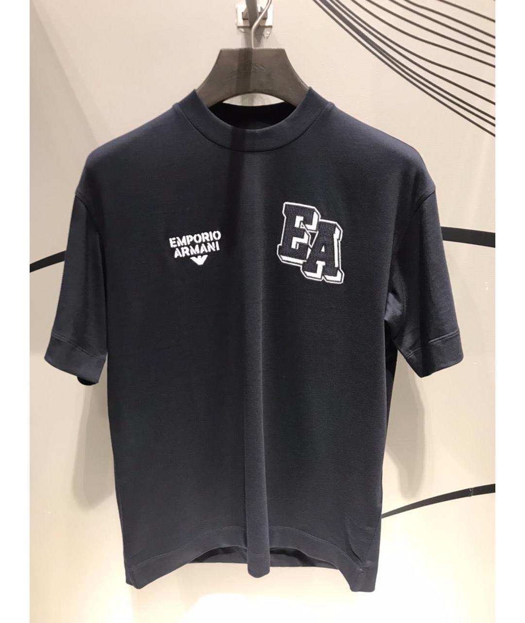 EMPORIO ARMANI Черная футболка, фото 3