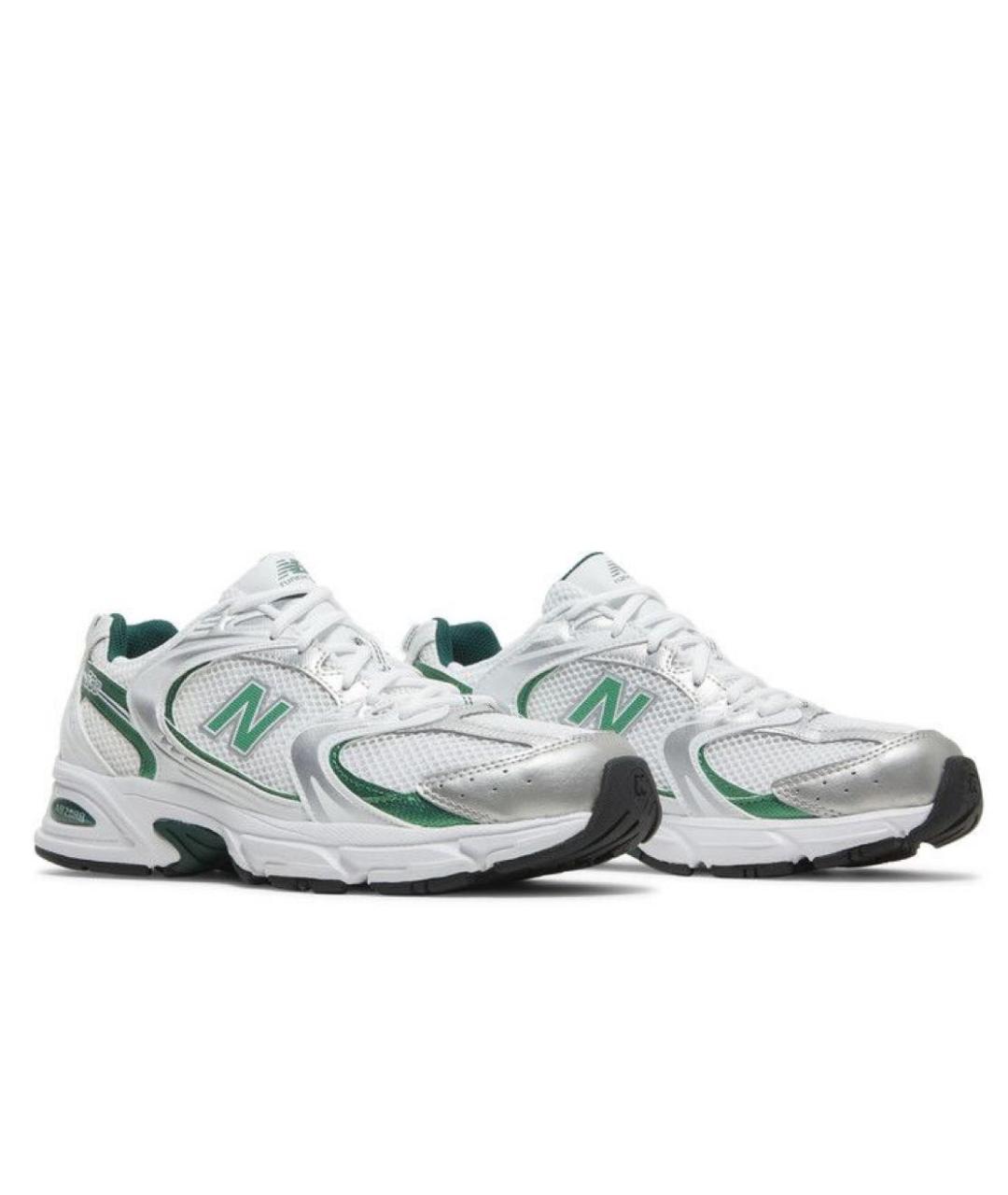 NEW BALANCE Зеленые текстильные кроссовки, фото 8