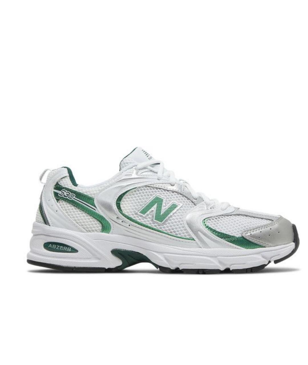 NEW BALANCE Зеленые текстильные кроссовки, фото 9
