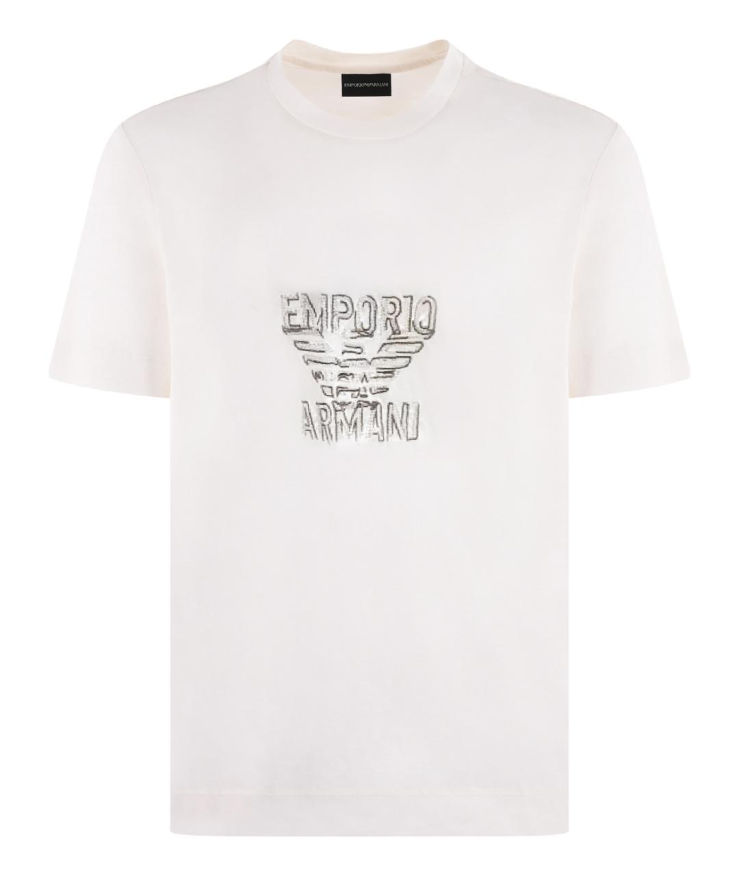 EMPORIO ARMANI Белая футболка, фото 1