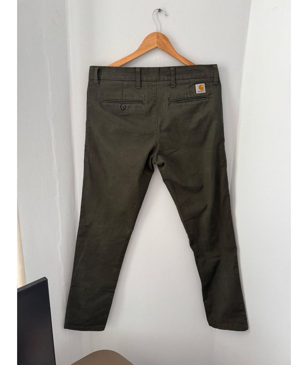 CARHARTT WIP Хаки повседневные брюки, фото 2