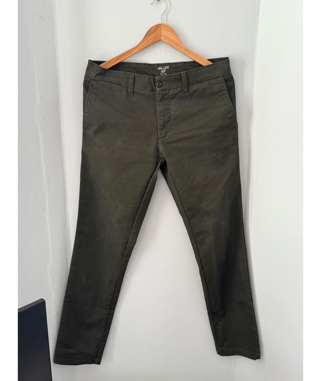 CARHARTT WIP Хаки повседневные брюки, фото 6