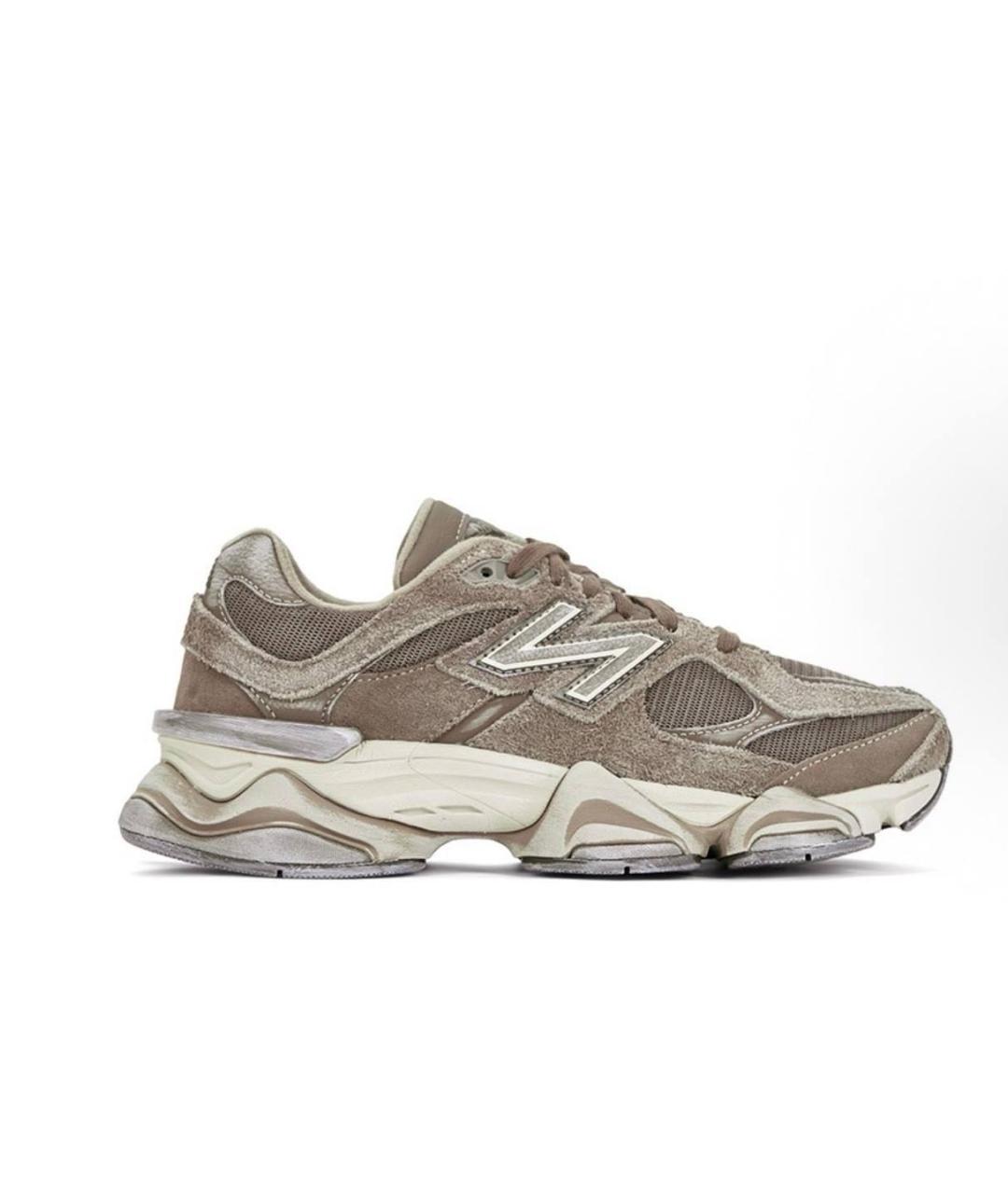 NEW BALANCE Коричневые замшевые низкие кроссовки / кеды, фото 6