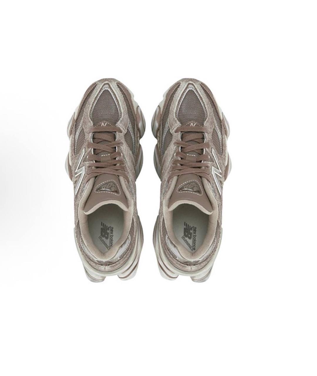 NEW BALANCE Коричневые замшевые низкие кроссовки / кеды, фото 3